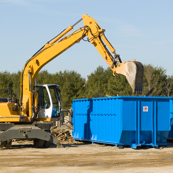 can i request a rental extension for a residential dumpster in Brookside DE